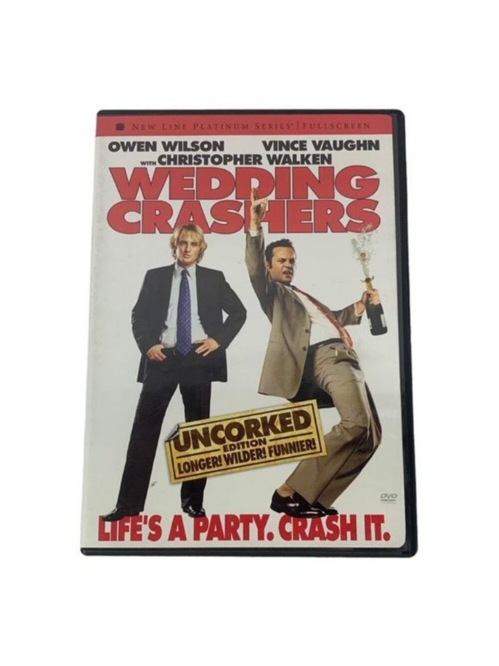 Wedding Crashers Uncorked Owen Wilson Vince Vaughn New Line DVD Fullscreen
